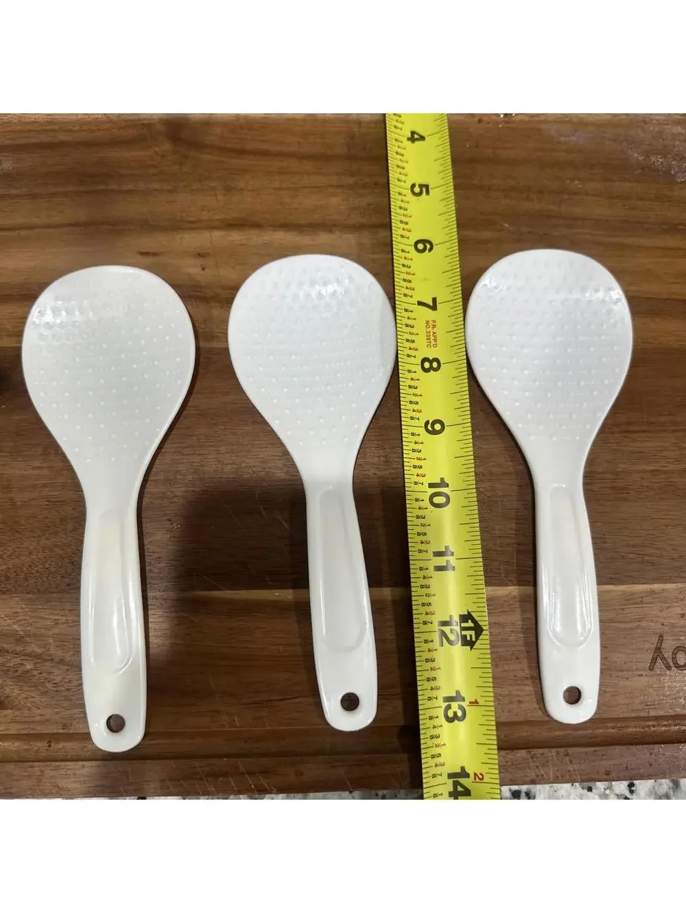 3 Pieces Non-Stick Rice Paddle Plastic Rice Spoon, Spatula Ladle, Kitchen Tool
